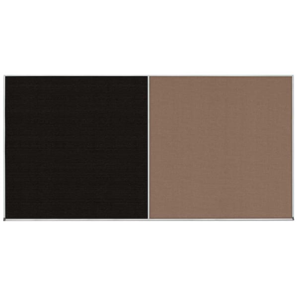 Enclosed Corkboard, 1 Door, 24"x36", 4" Fra